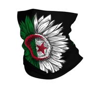 Sciarpa A Mezza Faccia Algeria Algerians Flag Sciarpa A Tubo Traspirante Copricapo A Mezza Faccia Per Ciclismo Outdoor Attività Yoga 25X50 Cm