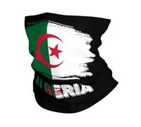 Sciarpa A Mezza Faccia Algeria Algerians Flag White Sciarpa A Tubo Traspirante Copricapo A Mezza Faccia Per Outdoor Attività Ciclismo Yoga 25X50 CM