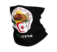 Sciarpa A Mezza Faccia Algeria Algerians National Emblem Copricapo A Mezza Faccia Traspirante Sciarpa A Tubo Per Escursionismo Yoga Ciclismo 25X50 CM