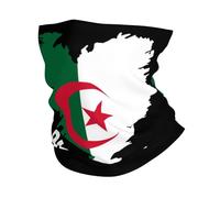Sciarpa A Mezza Faccia Algeria Heart Flag Sciarpa A Tubo Scaldacollo Tubolare Passamontagna Per Escursionismo Outdoor Attività 25X50 Cm