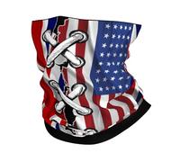 Sciarpa A Mezza Faccia America And Britain British Flag Wavy Combine2 Scaldacollo Copricapo A Mezza Faccia Protezione Uv Per Escursionismo Yoga 25X50 Cm