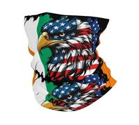 Sciarpa A Mezza Faccia America And Cote D’Ivoire Ivorian Eagle Flag White Copricapo A Mezza Faccia Traspirante Ghetta Da Collo Per Snowboard Yoga Outdoor Attività 25X50 CM