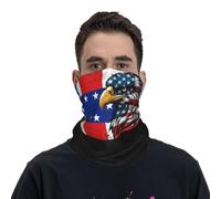 Sciarpa A Mezza Faccia America And Netherlands Antilles The Dutch Antilles Eagle Flag Sciarpa A Tubo Protezione Uv Scaldacollo Tubolare Per Yoga Escursionismo Outdoor Attività 25X50 Cm