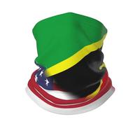 Sciarpa A Mezza Faccia American Flag And Saint Kitts And Nevis Flag Sciarpa A Tubo Multifunzione Scaldacollo Per Yoga Snowboard Ciclismo 25X50 Cm