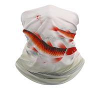 Sciarpa A Mezza Faccia Auspicious Red Carp Ghetta Da Collo Scaldacollo Tubolare Traspirante Per Snowboard Yoga 25X50 Cm