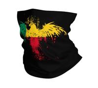 Sciarpa A Mezza Faccia Benin Beninian Eagle Flag Scaldacollo Protezione Uv Scaldacollo Tubolare Per Yoga Ciclismo Outdoor Attività 25X50 CM