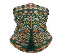 Sciarpa A Mezza Faccia Big Tree And Little Bird Ghetta Da Collo Scaldacollo Tubolare Multifunzione Per Snowboard Yoga 25X50 Cm