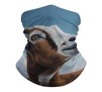 Sciarpa A Mezza Faccia Blue Goat Print Sciarpa A Tubo Scaldacollo Tubolare Passamontagna Per Ciclismo Outdoor Attività 25X50 Cm