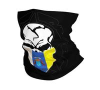 Sciarpa A Mezza Faccia Canary Islands Canary Islanders Flag Copricapo A Mezza Faccia Protezione Uv Ghetta Da Collo Per Snowboard Escursionismo Yoga 25X50 Cm