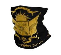 Sciarpa A Mezza Faccia Central Africa African Flag Logo Golden National Emblem Multiuso Ghetta Da Collo Multifunzione Copricapo A Mezza Faccia Per Escursionismo Ciclismo Yoga 25X50 Cm
