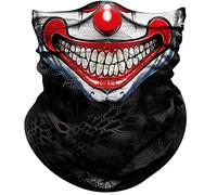 Sciarpa A Mezza Faccia Clown Smile Face Neat Teeth Copricapo A Mezza Faccia Scaldacollo Passamontagna Per Escursionismo Ciclismo 25X50 Cm