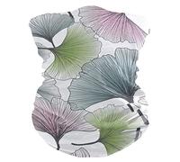 Sciarpa A Mezza Faccia Colorful Gingko Biloba Scaldacollo Tubolare Multiuso Scaldacollo Per Yoga Snowboard Outdoor Attività 25X50 CM