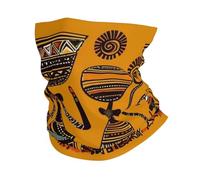 Sciarpa A Mezza Faccia Creative African Culture Passamontagna Ghetta Da Collo Multifunzione Scaldacollo Tubolare Per Ciclismo Outdoor Attività 25X50 Cm