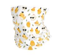 Sciarpa A Mezza Faccia Cute Chicken Glasses Print Multiuso Sciarpa A Tubo Protezione Uv Copricapo A Mezza Faccia Per Outdoor Attività Yoga 25X50 Cm