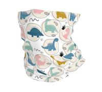 Sciarpa A Mezza Faccia Cute Dinosaurs Colorful Ghetta Da Collo Passamontagna Scaldacollo Multifunzione Per Outdoor Attività Ciclismo Escursionismo 25X50 Cm