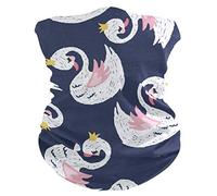 Sciarpa A Mezza Faccia Cute Little Princess Swan Sciarpa A Tubo Protezione Uv Ghetta Da Collo Per Escursionismo Yoga Outdoor Attività 25X50 CM