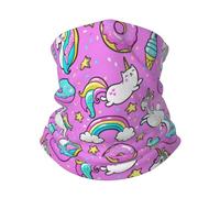 Sciarpa A Mezza Faccia Cute Unicorns Passamontagna Ghetta Da Collo Scaldacollo Tubolare Per Yoga Escursionismo 25X50 Cm