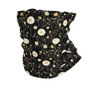 Sciarpa a mezza faccia Daisy Blowball Print Decorazione facciale | Escursionismo 25x50cm Bandana Multifunzione Sciarpa a tubo per equitazione arrampicata pesca