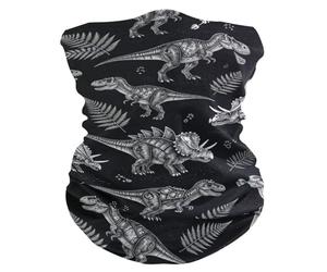 Sciarpa a mezza faccia Dinosaur Vintage Black Ghetta da collo Sports