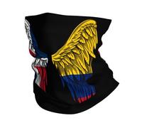 Sciarpa A Mezza Faccia Dominican Republic Dominicans Republic And Colombian Flag Wing Passamontagna Scaldacollo Tubolare Sciarpa A Tubo Per Yoga Outdoor Attività 25X50 Cm