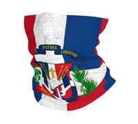 Sciarpa A Mezza Faccia Dominican Republic Vintage Flag Passamontagna Sciarpa A Tubo Scaldacollo Tubolare Per Yoga Outdoor Attività 25X50 Cm
