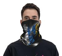Sciarpa A Mezza Faccia Eagle Canary Islands Flag Scaldacollo Tubolare Protezione Uv Sciarpa A Tubo Per Yoga Snowboard Ciclismo 25X50 Cm