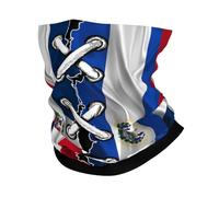 Sciarpa A Mezza Faccia El Salvadorean And Dominican Republic Dominicans Republic Flag Wavy Combine2 Passamontagna Copricapo A Mezza Faccia Scaldacollo Tubolare Per Yoga Outdoor Attività 25X50 Cm
