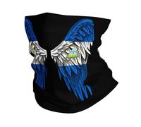 Sciarpa A Mezza Faccia El Salvadorean And Nicaragua Nicaraguan Flag Copricapo A Mezza Faccia Scaldacollo Tubolare Passamontagna Per Outdoor Attività Yoga 25X50 Cm