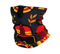 Sciarpa A Mezza Faccia Firemen Fighting Equipment Tools Fire Pattern White Multiuso Scaldacollo Protezione Uv Ghetta Da Collo Per Snowboard Escursionismo 25X50 Cm