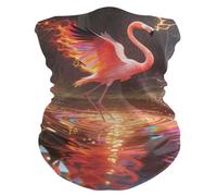 Sciarpa A Mezza Faccia Flamingo On Fire Abstract Art Sciarpa A Tubo Protezione Uv Copricapo A Mezza Faccia Multiuso Per Yoga Escursionismo Outdoor Attività 25X50 Cm