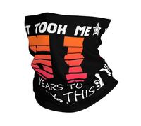 Sciarpa A Mezza Faccia Funny Birthday 61Th Gifts It Took Me 61 Years To Look This Good Scaldacollo Scaldacollo Tubolare Protezione Uv Per Ciclismo Snowboard 25X50 Cm