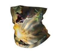 Sciarpa A Mezza Faccia Giant Dinosaur Scaldacollo Tubolare Passamontagna Sciarpa A Tubo Per Escursionismo Ciclismo Snowboard 25X50 Cm