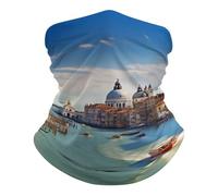 Sciarpa a Mezza Faccia Grand Canal in Italy Multiuso Protezione del Viso Versatili Fascia per Capelli per Pesca Escursionismo 26X30cm