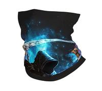Sciarpa A Mezza Faccia Grim Reaper Sickle Cloak Galaxy Black Passamontagna Copricapo A Mezza Faccia Multifunzione Scaldacollo Tubolare Per Escursionismo Yoga Ciclismo 25X50 Cm