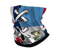 Sciarpa A Mezza Faccia Guatemala Guatemalan And Dominican Republic Dominicans Republic Flag Passamontagna Ghetta Da Collo Copricapo A Mezza Faccia Per Snowboard Escursionismo 25X50 Cm