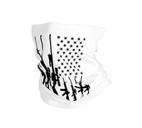 Sciarpa A Mezza Faccia Guns Of American Scaldacollo Passamontagna Ghetta Da Collo Per Outdoor Attività Ciclismo Yoga 25X50 CM