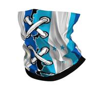 Sciarpa A Mezza Faccia Honduras Honduran And Nicaragua Nicaraguan Flag Wavy Combine2 Passamontagna Sciarpa A Tubo Copricapo A Mezza Faccia Per Escursionismo Snowboard 25X50 Cm