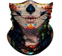 Sciarpa A Mezza Faccia Human Face Black Nose Tear Lips Scaldacollo Tubolare Sciarpa A Tubo Traspirante Per Escursionismo Outdoor Attività 25X50 Cm
