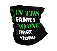 Sciarpa A Mezza Faccia In This Family No One Fights Alone Liver Ghetta Da Collo Multifunzione Copricapo A Mezza Faccia Per Outdoor Attività Ciclismo Snowboard 25X50 Cm