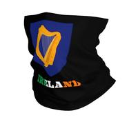 Sciarpa A Mezza Faccia Ireland Irish Irishman Bogtrotter National Emblem Scaldacollo Tubolare Traspirante Scaldacollo Per Escursionismo Outdoor Attività Ciclismo 25X50 CM