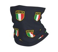 Sciarpa A Mezza Faccia Italia Italy Italian Flag Passamontagna Sciarpa A Tubo Ghetta Da Collo Per Snowboard Ciclismo 25X50 Cm