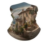Sciarpa a Mezza Faccia Italy Tuscan Elastico Ghetta da Collo Lavabile Bandana per Motocicletta Escursionismo 26X30cm