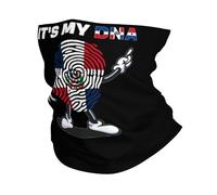 Sciarpa A Mezza Faccia It'S My Dna Dominican Republic Copricapo A Mezza Faccia Passamontagna Scaldacollo Tubolare Per Escursionismo Snowboard Outdoor Attività 25X50 CM