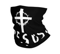 Sciarpa A Mezza Faccia Jesus Christ Saves Protezione Uv Copricapo A Mezza Faccia Passamontagna Sciarpa A Tubo Per Outdoor Attività Snowboard 25X50 Cm
