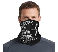 Sciarpa A Mezza Faccia Jesus My God King Lord Religious Christianty White Passamontagna Copricapo A Mezza Faccia Scaldacollo Tubolare Per Escursionismo Yoga 25X50 Cm