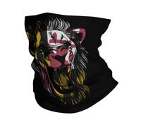 Sciarpa A Mezza Faccia Leone Arrabbiato Ruggente E Bandiera del Maryland Multiuso Fascia per Capelli Protezione UV Headwrap per Uomo Adulto Outdoor