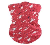 Sciarpa A Mezza Faccia Light-Ning Mixed Red Scaldacollo Tubolare Passamontagna Scaldacollo Traspirante Per Escursionismo Yoga Ciclismo 25X50 Cm