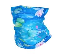Sciarpa A Mezza Faccia Lotus Pond Sciarpa A Tubo Passamontagna Scaldacollo Per Ciclismo Escursionismo Snowboard 25X50 Cm