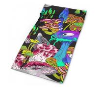 Sciarpa A Mezza Faccia Magic Psychedelic Mushrooms Multifunzione Ghetta Da Collo Multiuso Scaldacollo Tubolare Per Yoga Snowboard Escursionismo 25X50 Cm