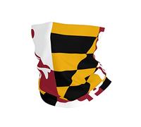 Sciarpa A Mezza Faccia Maryland Flag Scaldacollo Tubolare Traspirante Sciarpa A Tubo Per Escursionismo Yoga Outdoor Attività 25X50 CM